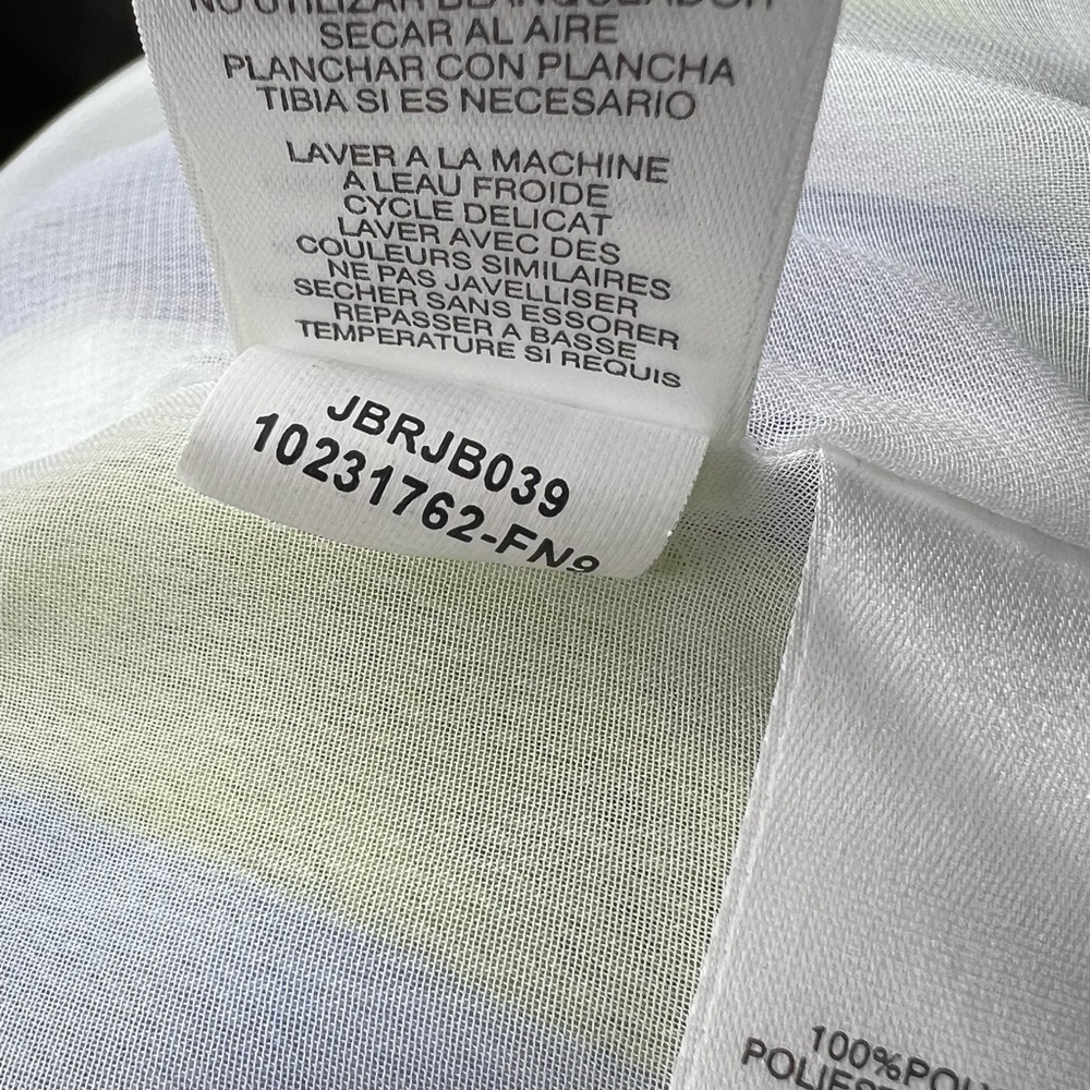 Evan Picone Blue and Green Patterned Dress - Picture 7 of 11